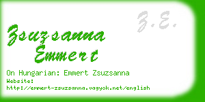 zsuzsanna emmert business card